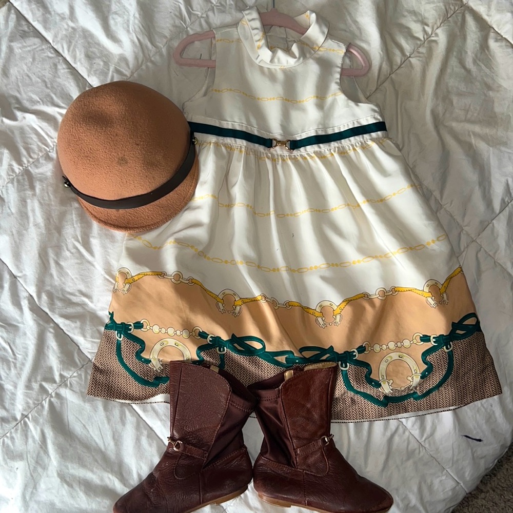 Janie and jack little girl equestrian outfit